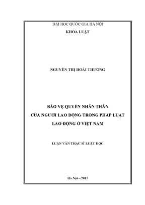 Bảo Vệ Quyền Nhân Thân Của Người Lao Động Trong Pháp