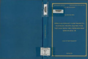 Nâng Cao Năng Lực Cạnh Tranh Của Ngân Hàng Thương Mại