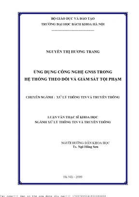 Ứng Dụng Công Nghệ GNSS Trong Giám Sát Tội Phạm
