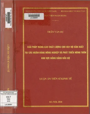 Giải Pháp Nâng Cao Chất Lượng Cho Vay Hộ Sản Xuất Tại