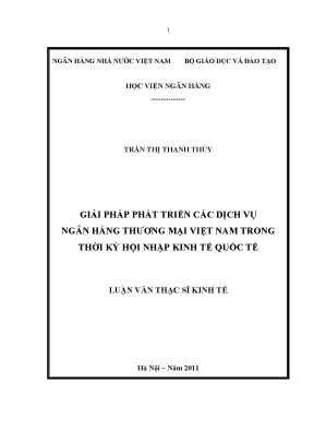 Giải Pháp Phát Triển Dịch Vụ Ngân Hàng Thương Mại Việt