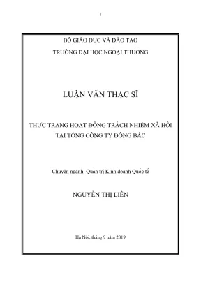 Nâng Cao Trách Nhiệm Xã Hội Tại Tổng Công Ty Đông Bắc: