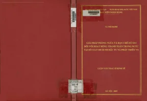 Giải Pháp Phòng Ngừa Rủi Ro Trong Hoạt Động Thanh Toán