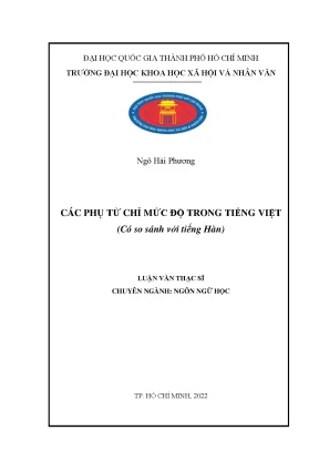 Phân Tích Các Phụ Từ Chỉ Mức Độ Trong Tiếng Việt So Sánh
