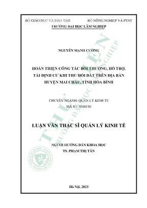 Cải Tiến Công Tác Bồi Thường và Tái Định Cư Tại Huyện