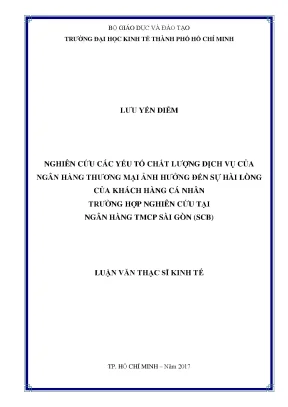 Nghiên Cứu Chất Lượng Dịch Vụ Ngân Hàng Thương Mại Ảnh