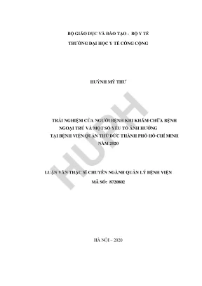 Trải Nghiệm Khám Chữa Bệnh Ngoại Trú Tại Bệnh Viện Quận