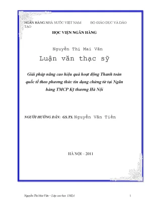 Giải Pháp Tăng Cường Hiệu Quả Thanh Toán Quốc Tế Tại 