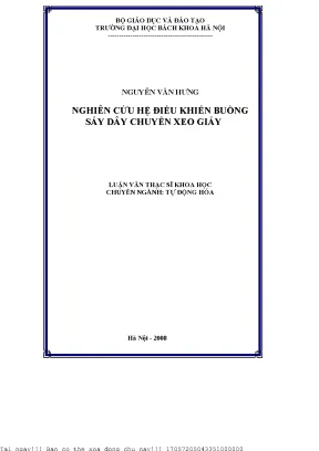 Nghiên Cứu Hệ Điều Khiển Buồng Sấy Dây Chuyền Xeo Giấy