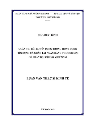 Quản Trị Rủi Ro Tín Dụng Trong Hoạt Động Tín Dụng Cá
