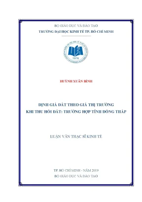 Định Giá Đất Theo Giá Thị Trường Khi Thu Hồi Đất Tại
