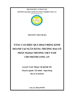 Nâng Cao Hiệu Quả Kinh Doanh Tại Vietcombank Long An