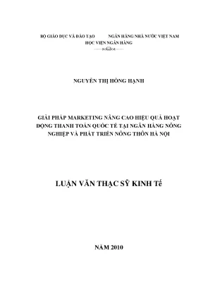 Giải Pháp Marketing Nâng Cao Hiệu Quả Thanh Toán Quốc Tế