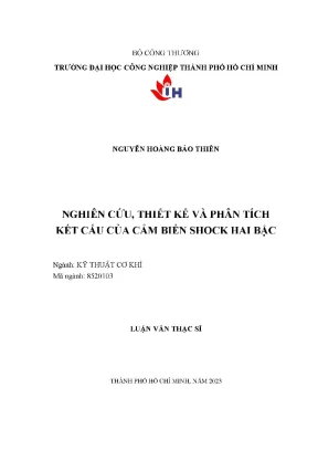 Nghiên Cứu và Thiết Kế Cảm Biến Shock Hai Bậc trong Kỹ
