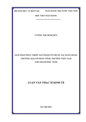 Giải Pháp Phát Triển Sản Phẩm Tín Dụng Tại Vietinbank