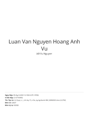 Báo cáo độc sáng về vay tín dụng Agribank