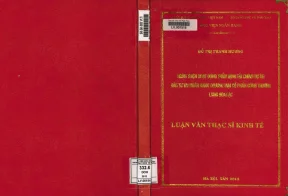 Hoàn thiện hoạt động thẩm định tài chính dự án đầu tư
