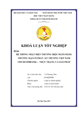 Giải Pháp Hoàn Thiện Hệ Thống Nhận Diện Thương Hiệu Ngân