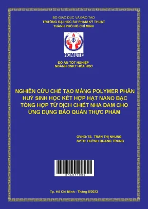 Nghiên Cứu Chế Tạo Màng Polymer Phân Hủy Sinh Học Kết