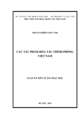 Nghiên Cứu Về Âm Nhạc Hòa Tấu Thính Phòng Việt Nam