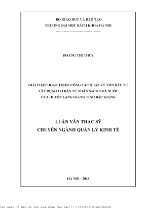 Giải Pháp Tối Ưu Quản Lý Vốn Đầu Tư Xây Dựng Từ Ngân