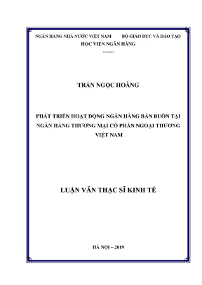Phát Triển Hoạt Động Ngân Hàng Bán Buôn Tại Vietcombank
