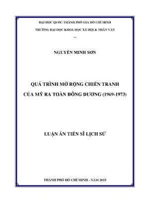 Mở Rộng Chiến Tranh Của Mỹ Tại Đông Dương (1969-1973)