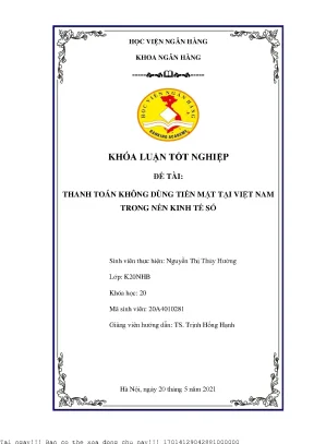 Thúc Đẩy Thanh Toán Không Dùng Tiền Mặt Tại Việt Nam