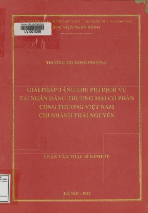 Giải Pháp Tăng Thu Phí Dịch Vụ Tại Ngân Hàng Thương Mại