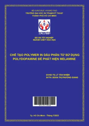 Nghiên Cứu Chế Tạo Polymer In Dấu Phân Tử Sử Dụng