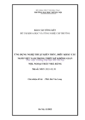 Nghệ Thuật Kiến Trúc Cầu Ngói Việt Nam Trong Thiết Kế 