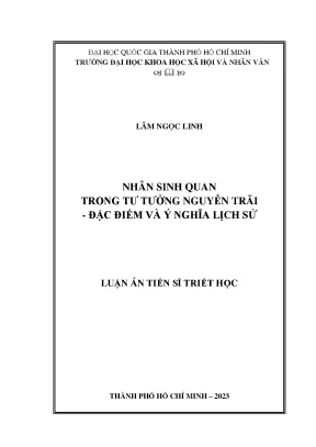Nhân Sinh Quan Nguyễn Trãi: Đặc Điểm và Ý Nghĩa Lịch Sử