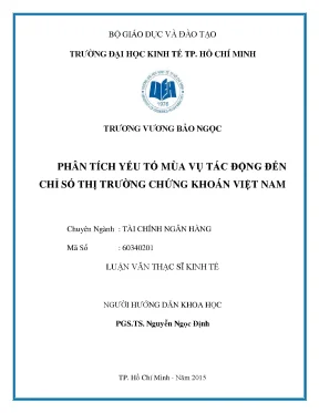 Phân Tích Yếu Tố Mùa Vụ Tác Động Đến Chỉ Số Thị Trường