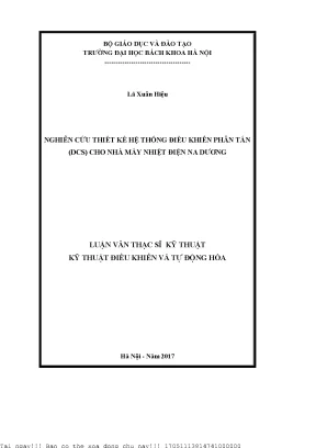 Thiết Kế Hệ Thống Điều Khiển Phân Tán (DCS) Cho Nhà Máy