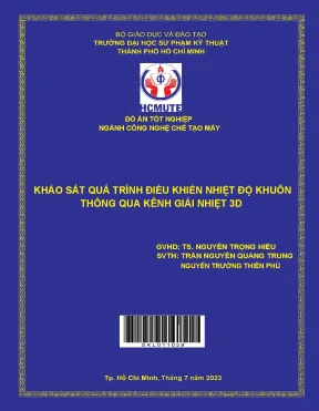 Khảo Sát Quá Trình Điều Khiển Nhiệt Độ Khuôn Bằng Kênh