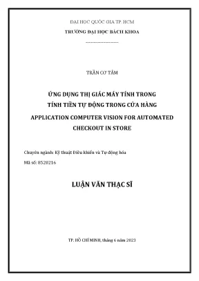 Ứng Dụng Thị Giác Máy Tính Trong Tính Tiền Tự Động Tại