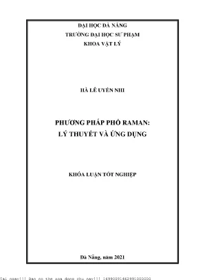 Phương Pháp Phổ Raman: Lý Thuyết và Ứng Dụng trong 