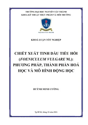 Chiết Xuất Tinh Dầu Tiêu Hồi: Phương Pháp và Thành Phần