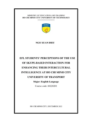 Nâng cao trí tuệ liên văn hóa cho sinh viên EFL qua