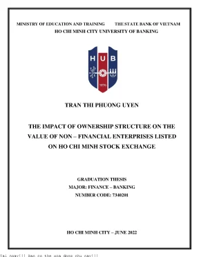 Tác Động Của Cấu Trúc Sở Hữu Đến Giá Trị Doanh Nghiệp 