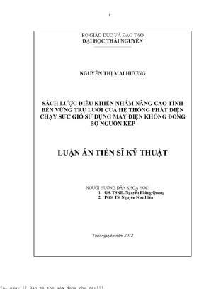 Nâng Cao Tính Bền Vững Trụ Lưới Hệ Thống Phát Điện Gió