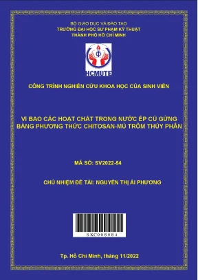 Nghiên Cứu Khoa Học Về Vi Bao Các Hoạt Chất Trong Nước