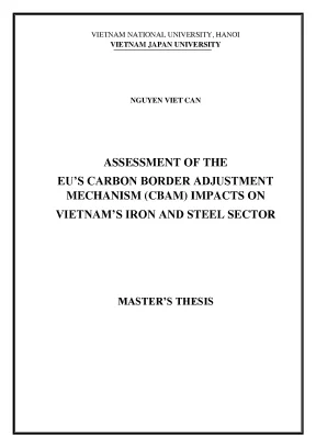 Tác Động Của Cơ Chế Điều Chỉnh Biên Giới Carbon Của EU 