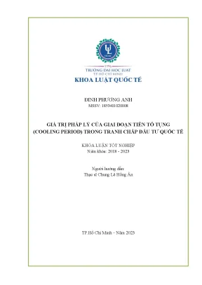 Giá Trị Pháp Lý Của Giai Đoạn Tiền Tố Tụng Trong Tranh