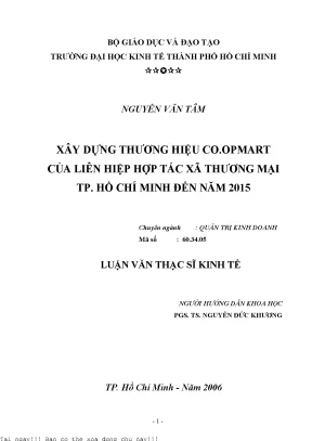 Xây Dựng Thương Hiệu Co.opmart: Chiến Lược và Thực Trạng
