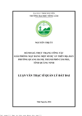 Đánh Giá Công Tác Giải Phóng Mặt Bằng Tại Quang Hanh,