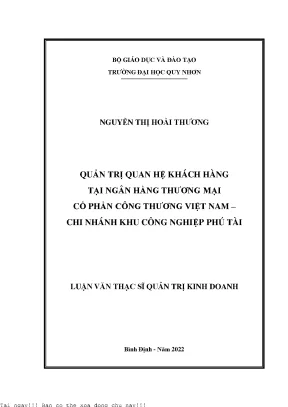 Quản Trị Quan Hệ Khách Hàng Tại Ngân Hàng Thương Mại Cổ