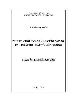 Nghiên Cứu Truyện Cười Ở Các Làng Cười Bắc Bộ: Đặc Điểm 