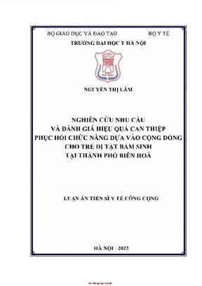 Đánh Giá Hiệu Quả Can Thiệp Phục Hồi Chức Năng Cho Trẻ