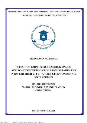 Tác Động Của Thương Hiệu Nhà Tuyển Dụng Đến Quyết Định 